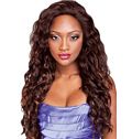Top Quality Long Wavy Brown No Bang African American Lace Wigs for Women 22 Inch