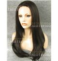 New Impressive Long Sepia Female Wavy Lace Front Hair Wig 22 Inch