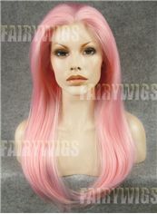 Newest Long Colored Female Straight Lace Front Hair Wig 20 Inch
