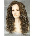 Vogue Wig Medium Brown Female Wavy Lace Front Hair Wig 16 Inch