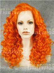 Fantastic Long Colored Female Wavy Lace Front Hair Wig 20 Inch