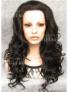 Perfect Long  Female Wavy Lace Front Hair Wig 22 Inch