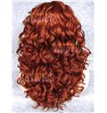 Gorgeous Long Red Female Wavy Lace Front Hair Wig 20 Inch