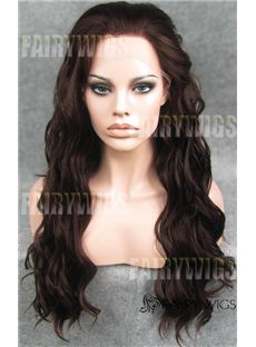 Ancient Long  Female Wavy Lace Front Hair Wig 22 Inch