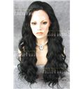 New Long Sepia Female Wavy Lace Front Hair Wig 22 Inch