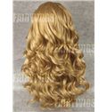 Prevailing Long Blonde Female Wavy Lace Front Hair Wig