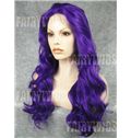 New Fashion Long Colored Female Wavy Lace Front Hair Wig 22 Inch
