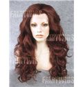 Trendy Long Brown Female Wavy Lace Front Hair Wig 22 Inch