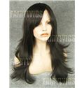 Dynamic Feeling from Long Sepia Female Wavy Lace Front Hair Wig 22 Inch