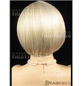 Online Short Blonde Female Wavy Lace Front Hair Wig 12 Inch