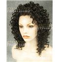 Impressive Medium Sepia Female Curly Lace Front Hair Wig 14 Inch