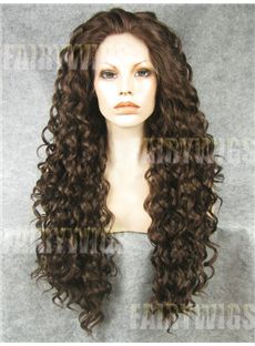 Popurlar Long  Female Wavy Lace Front Hair Wig 22 Inch