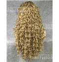 Impressive Long Blonde Female Wavy Lace Front Hair Wig 22 Inch
