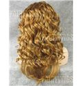New Impressive Long Blonde Female Wavy Lace Front Hair Wig 22 Inch