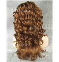 Quality Wigs Long Brown Female Wavy Lace Front Hair Wig