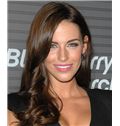 New Glamourous Long Sepia Female Wavy Celebrity Hairstyle 20 Inch