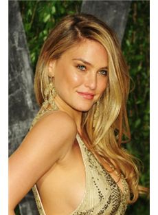 Sparkle Long Blonde Female Wavy Celebrity Hairstyle 22 Inch