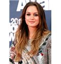 Simple Long Brown Female Wavy Celebrity Hairstyle