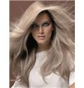 Wonderful Long Blonde Female Wavy Vogue Wigs 20 Inch