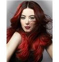 Wholesale Long Red Female Wavy Vogue Wigs 20 Inch