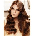 Affordable Long Brown Female Wavy Vogue Wigs
