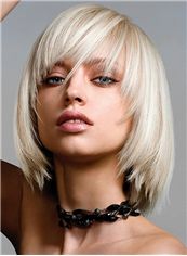Fabulous Short Blonde Female Straight Vogue Wigs