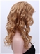 Sweet Medium Blonde Female Wavy Vogue Wigs 16 Inch