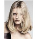Sparkle Medium Blonde Female Wavy Vogue Wigs 14 Inch