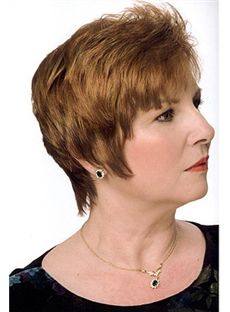 New Glamourous Short Blonde Female Straight Vogue Wigs 8 Inch