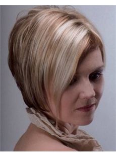 Wig Online Short Blonde Female Straight Vogue Wigs 12 Inch