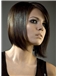 Shining Short Brown Female Straight Vogue Wigs 12 Inch