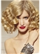 Wig Online Short Blonde Female Wavy Vogue Wigs 10 Inch
