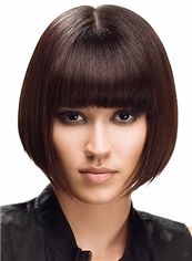 Outstanding Short Sepia Female Straight  Wigs 12 Inch