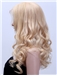 Beautiful Long Blonde Female Wavy Vogue Wigs 20 Inch