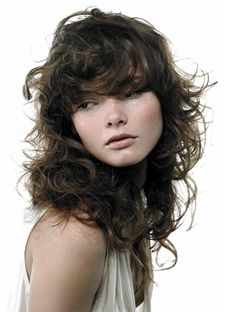 Sketchy Medium Sepia Female Wavy Vogue Wigs 14 Inch
