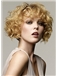 Fancy Short Blonde Female Wavy Vogue Wigs 10 Inch