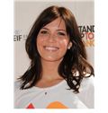 Prevailing Medium Brown Female Mandy Moore Wavy Celebrity Hairstyle 16 Inch