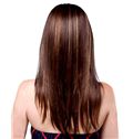 100% Human Hair Brown Medium Wigs 18 Inch Full Lace Wavy