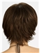 Affordable Capless Short Straight Brown Human Hair Wig