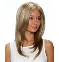 Beautiful Full Lace Medium Straight Blonde Indian Remy Hair Wig