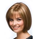 Best Short Straight Blonde 12 Inch Indian Remy Hair Wigs