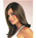 Concise Full Lace Short Straight Gray Remy Hair Wig
