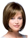 Concise Capless Short Straight Brown Huamn Hair Wig