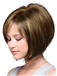 Concise Capless Short Straight Brown Huamn Hair Wig