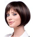 Dynamic Feeling from Short Straight Black 12 Inch Remy Human Hair Wigs