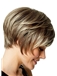 European Style Short Straight Gray 10 Inch Indian Remy Hair Wigs