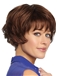 Grand Short Wavy Brown 8 Inch Indian Remy Hair Wigs