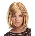 Impressive Full Lace Short Straight Blonde Remy Hair Wig