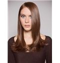 Lastest Trend Full Lace Medium Wavy Brown Remy Hair Wig