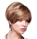 Lastest Trend Full Lace Short Straight Blonde Top Human Hair Wigs